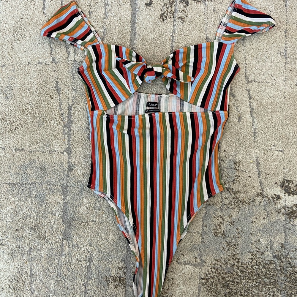 Urban Outfitters striped Body Suit